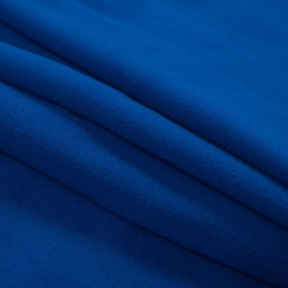Blue Frost No Pill Polyester Fleece - Detail