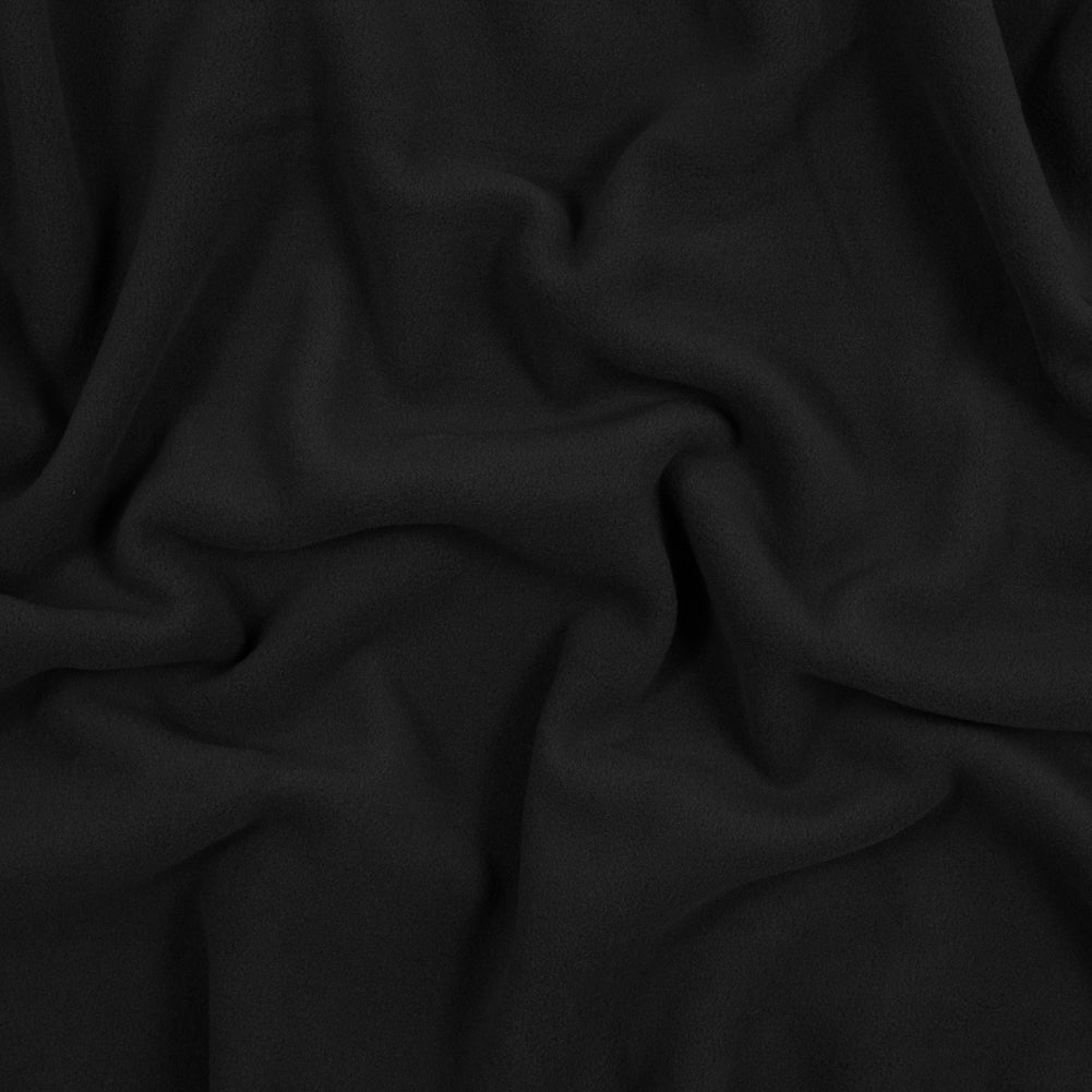 Black No Pill Polyester Fleece