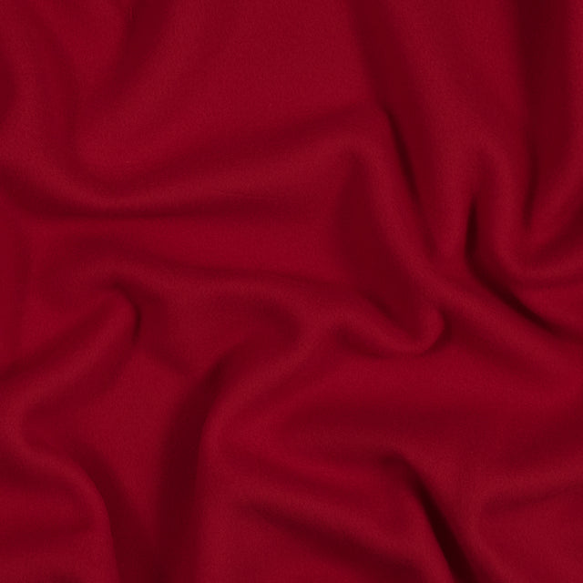 No-Pill Polyester Fleece - Red Molten - Shropshire Collection