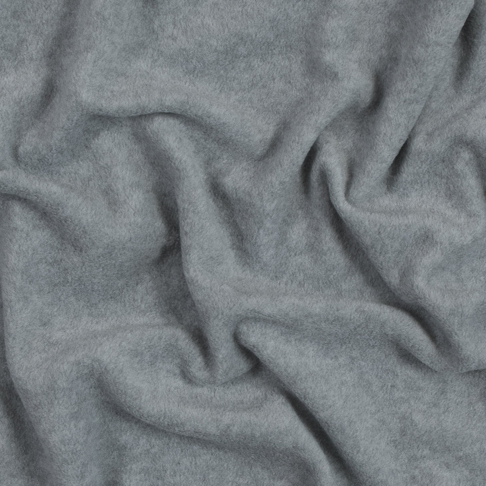 No-Pill Polyester Fleece - Heather Gray - Shropshire Collection