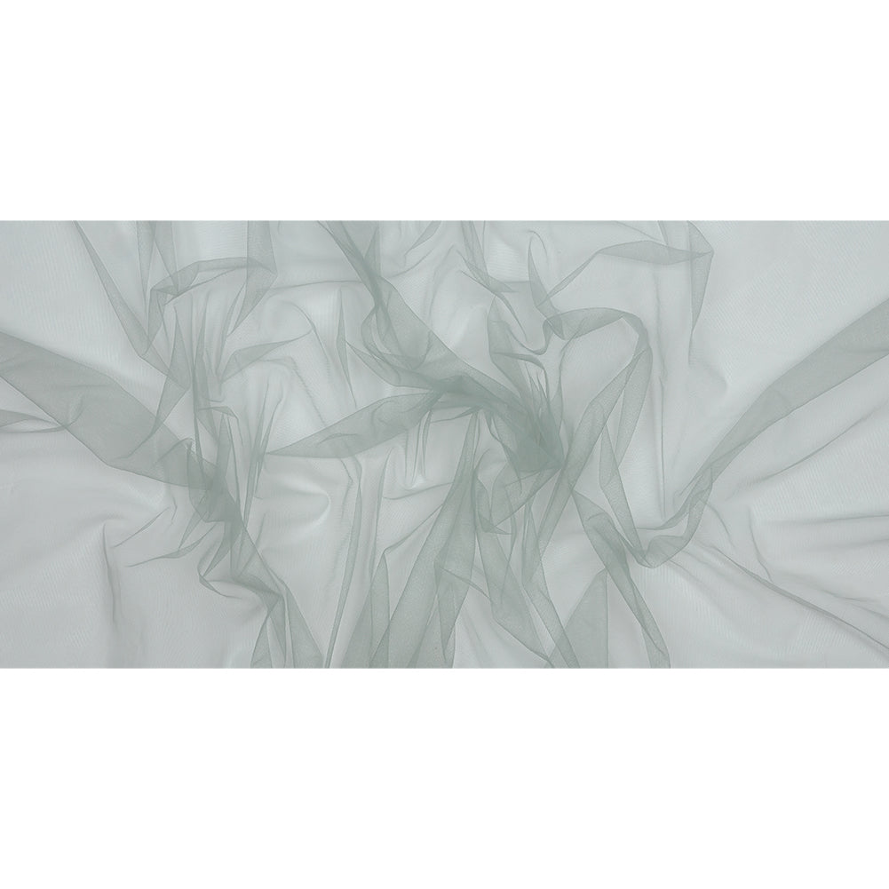 Leonardo Gray Blue Soft Nylon Tulle - Drape