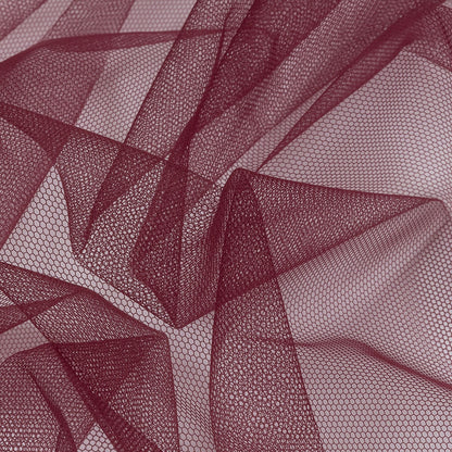 Soft Nylon Tulle - Wine - Leonardo Collection Folded
