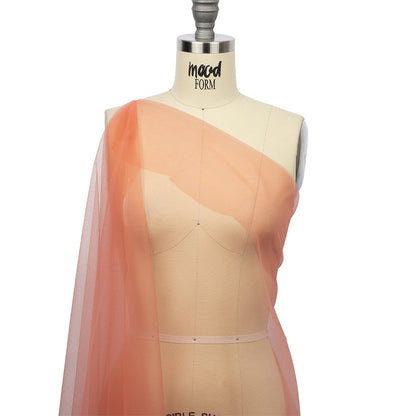 Soft Nylon Tulle - Bright Coral - Leonardo Collection Detail