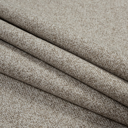 Light Beige and White Upholstery Tweed Folded