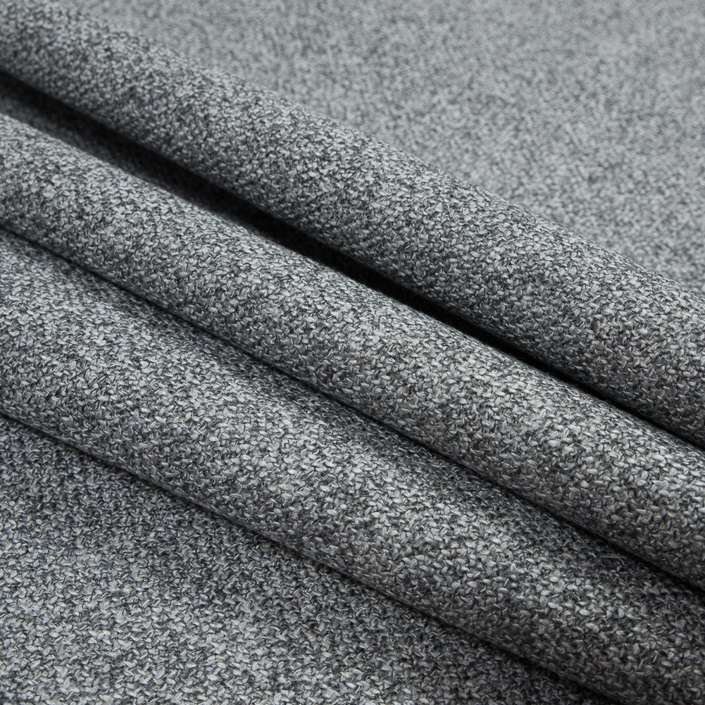 Light Gray Upholstery Tweed Folded