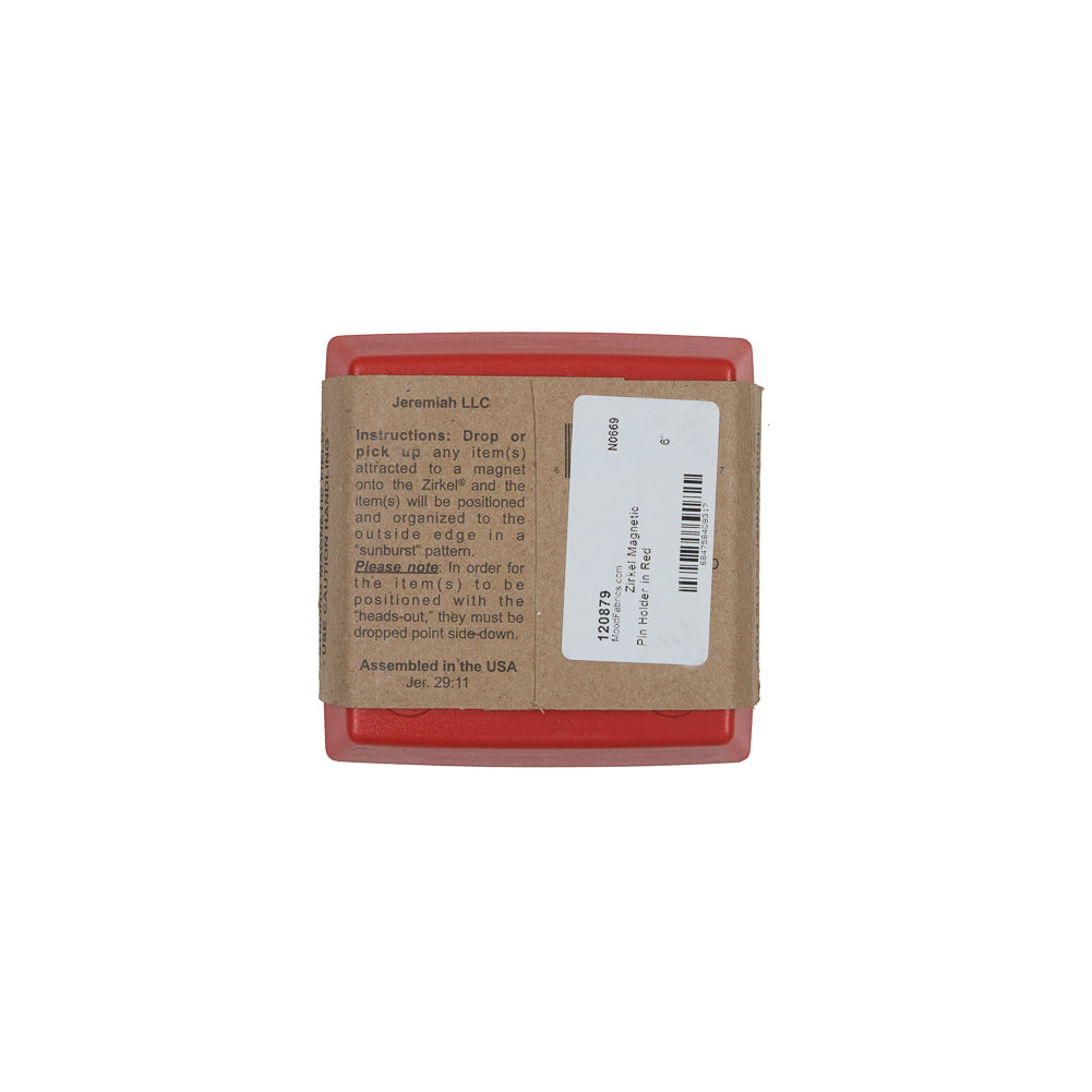 Zirkel Magnetic Pin Holder in Red - Folded