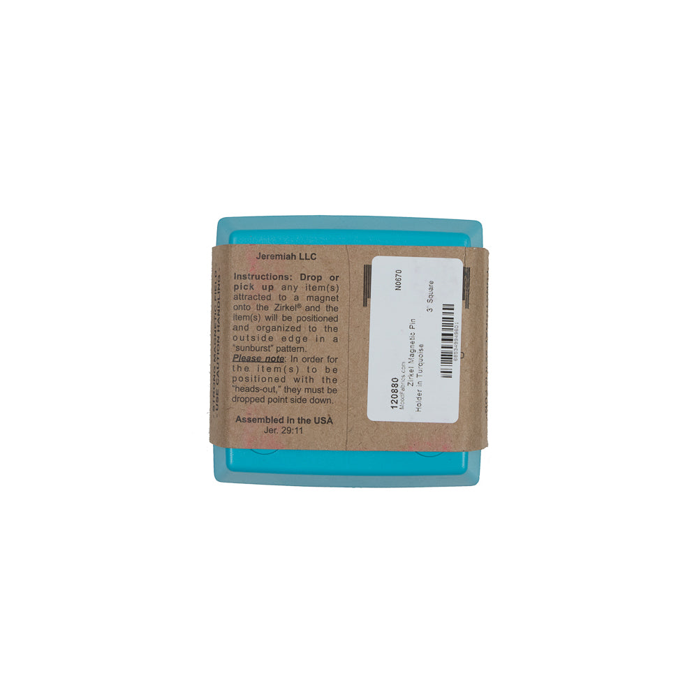 Zirkel Magnetic Pin Holder in Turquoise - Folded