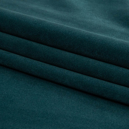 Dusk Blue Creamy Polyester Velvet - Folded
