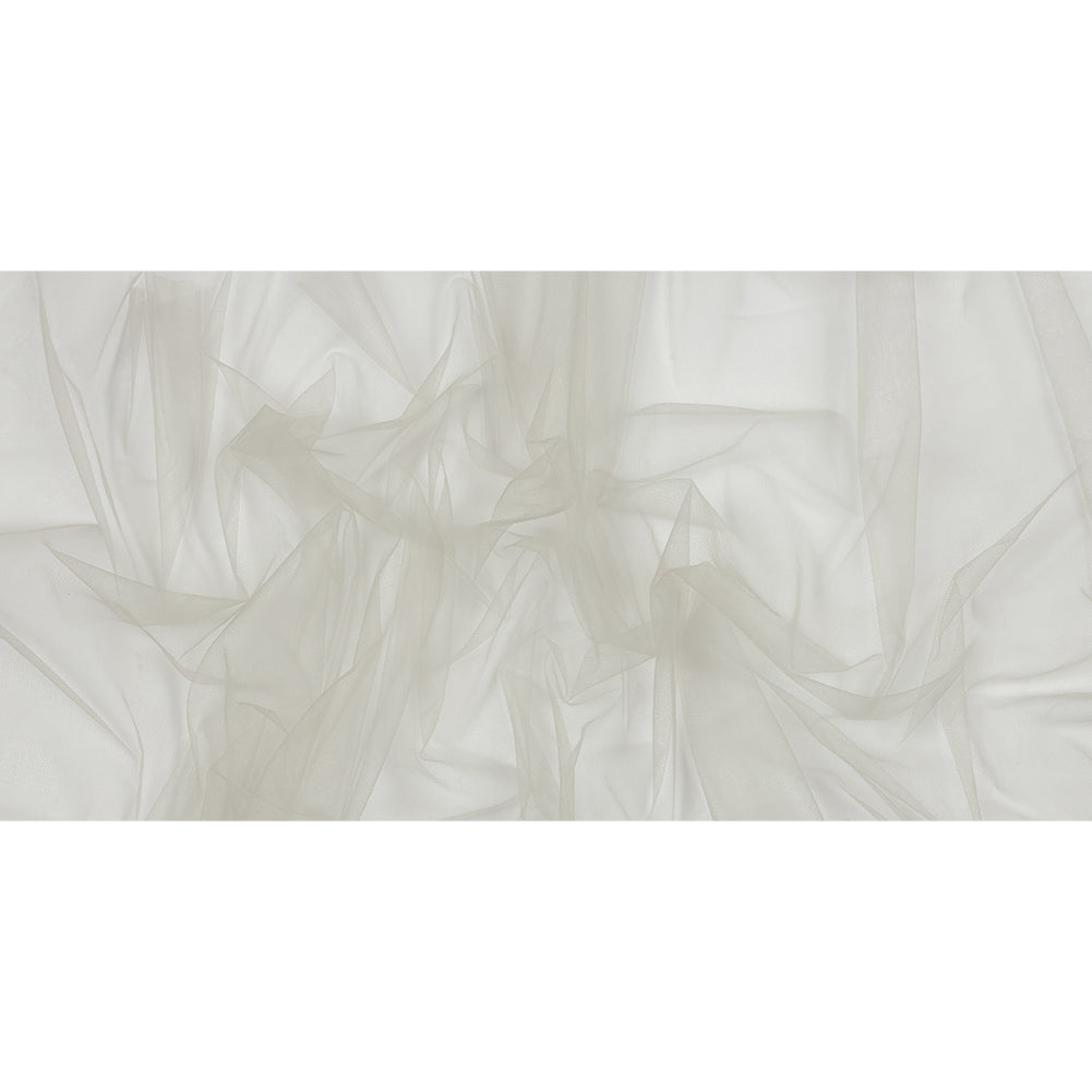Gray Leonardo Soft Nylon Tulle - Drape