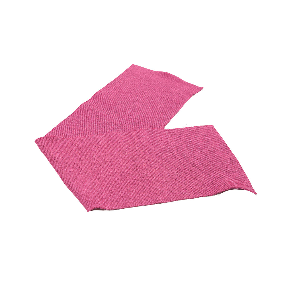 Fuchsia Sparkle Rib Knit Trim - 7 x 29