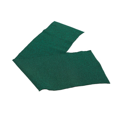Dark Green Sparkle Rib Knit Trim - 7 x 29