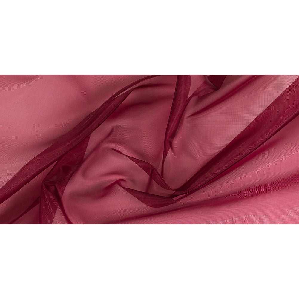 Stiff Polyester Organdy - Wine - Rhiannon Collection Drape