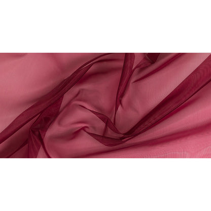 Stiff Polyester Organdy - Wine - Rhiannon Collection Drape