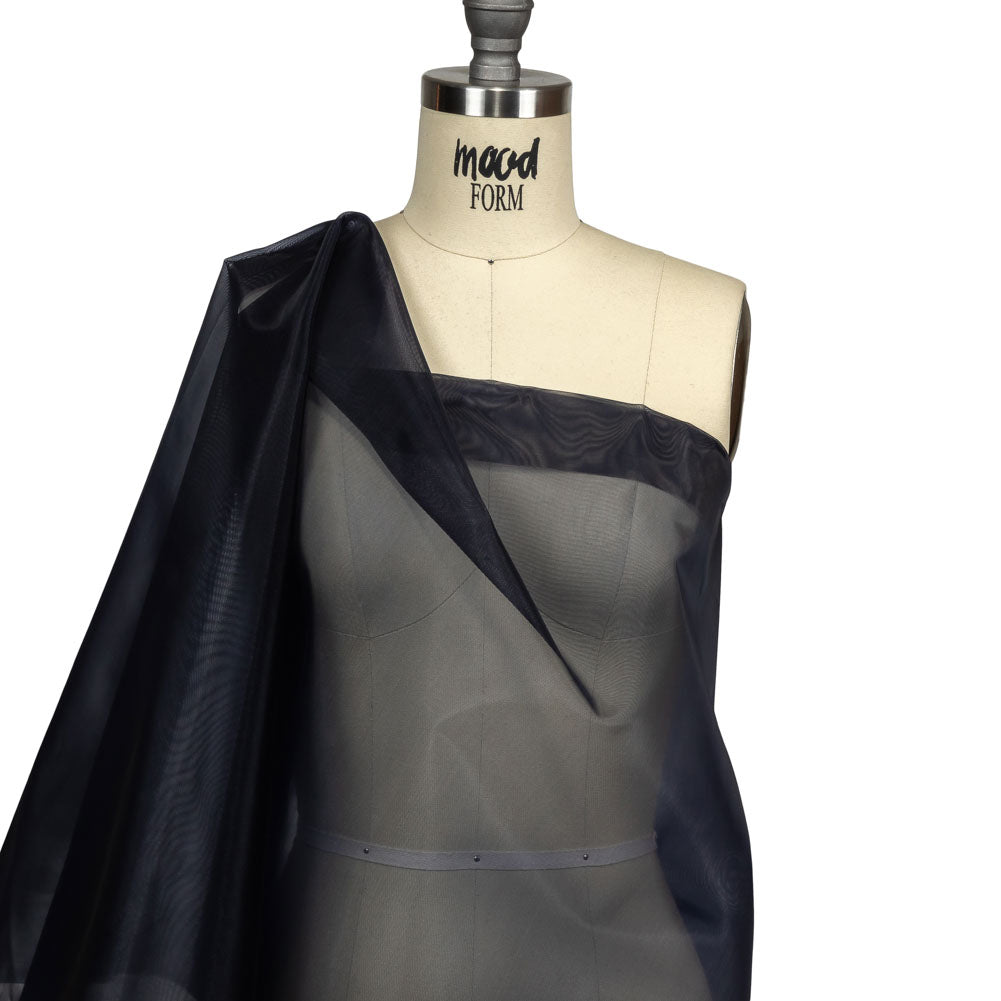 Stiff Polyester Organdy - Night Sky - Rhiannon Collection Detail