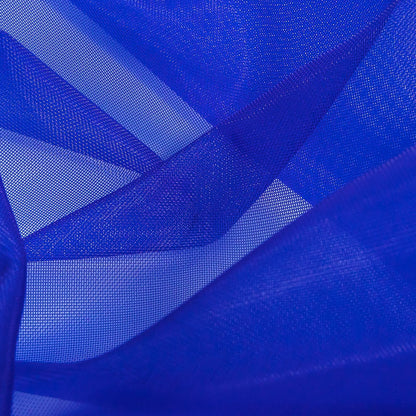 Rhiannon Royal Stiff Polyester Organdy - Folded