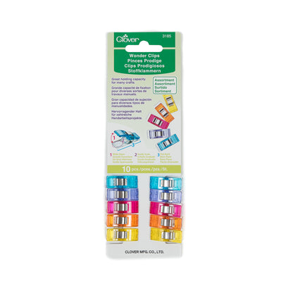 Clover Rainbow Wonder Clips - 10 pcs Detail