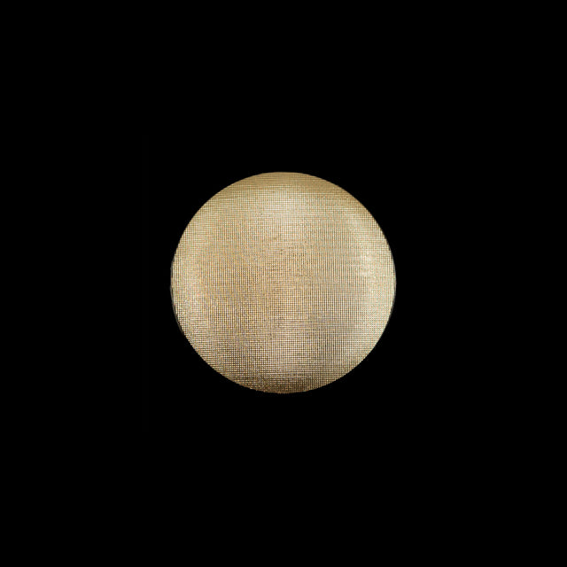 Italian Gold Textured Shank Back Button - 24L/15mm