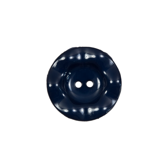 Italian Navy Wavy Plastic 2-Hole - 30L/19mm