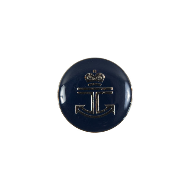 Italian Navy Anchor Shank Back Button - 24L/15mm