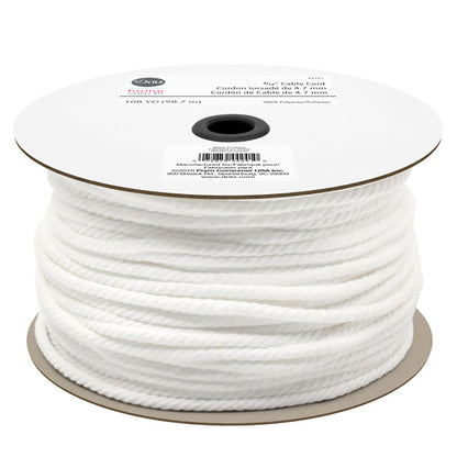 Dritz Home 3/16" Cable Cord - White - 108yds