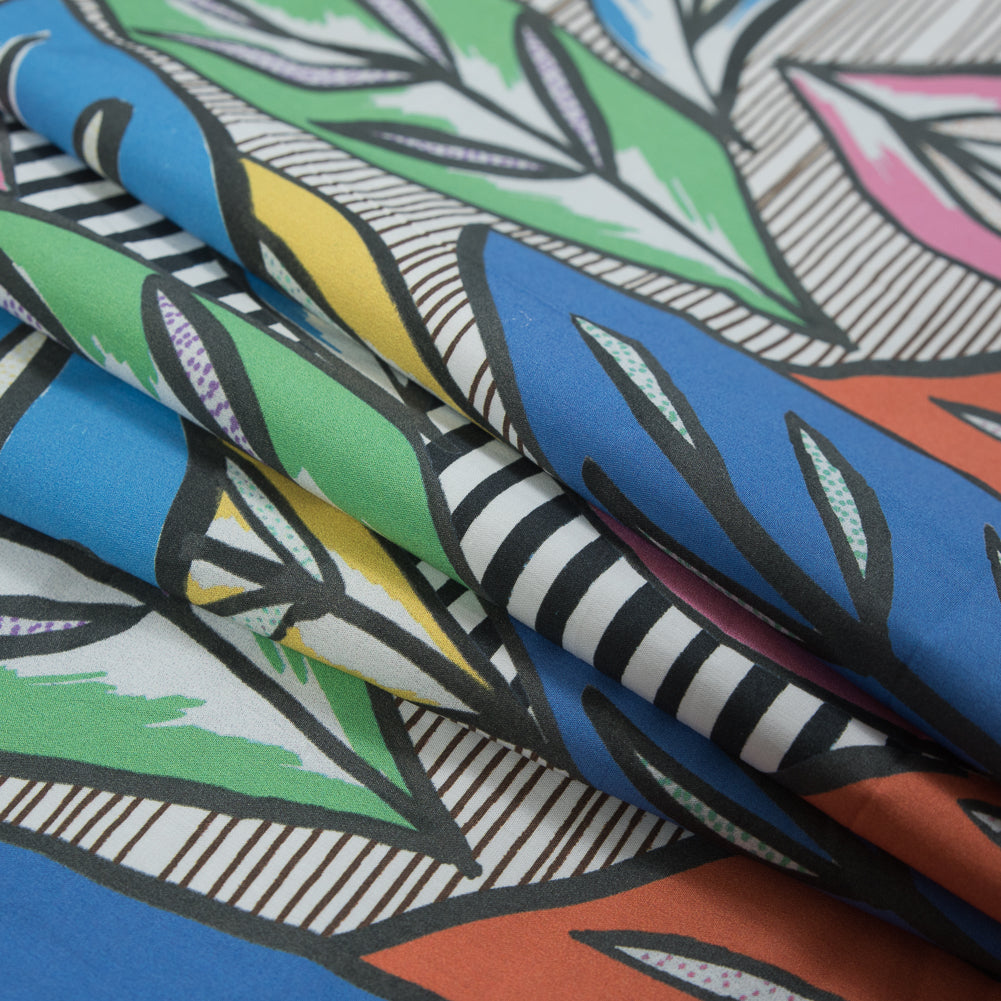 Mood Exclusive Crayon Multicolor Cotton Poplin - Detail