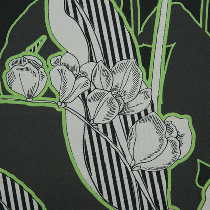 Mood Exclusive Fleurs en Vert Cotton Poplin - Full