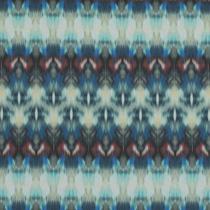 Mood Exclusive Rorschach Rainbow Green Cotton Poplin