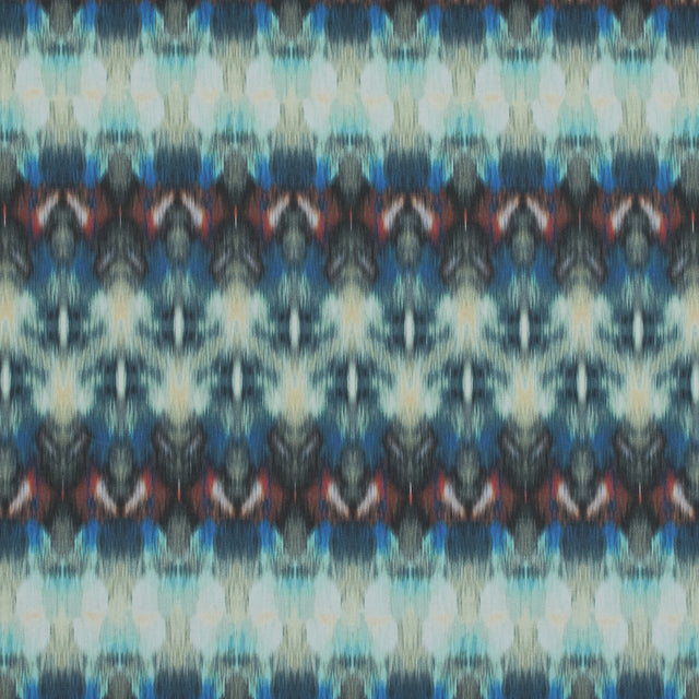 Mood Exclusive Rorschach Rainbow Green Cotton Poplin