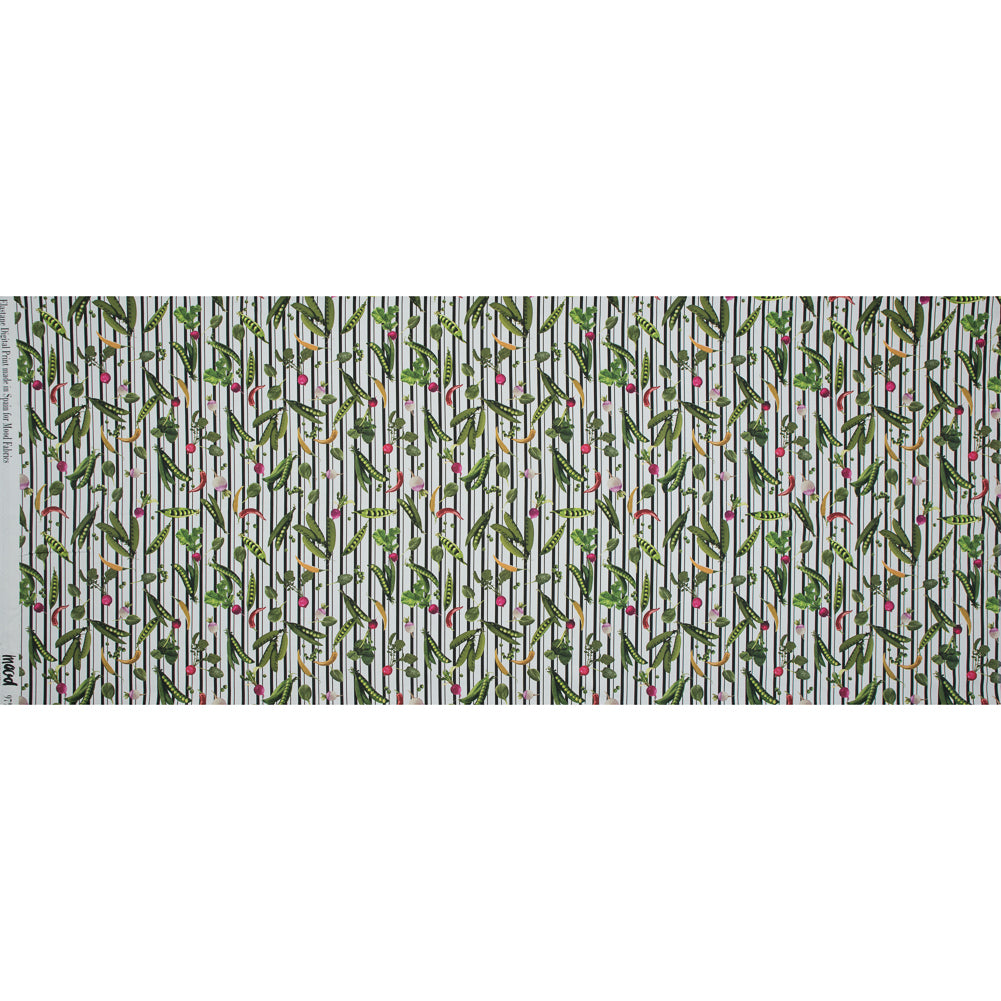 Mood Exclusive White Joy of Friendship Stretch Cotton Sateen Folded