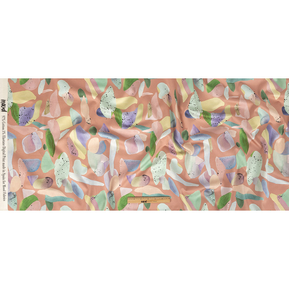 Mood Exclusive Dappled Duende Stretch Cotton Sateen - Folded