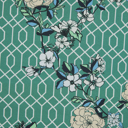 Mood Exclusive La Fortuna de lo Memorable Green Cotton Poplin - Full