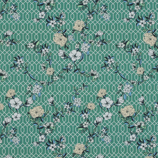 Mood Exclusive La Fortuna de lo Memorable Green Cotton Poplin