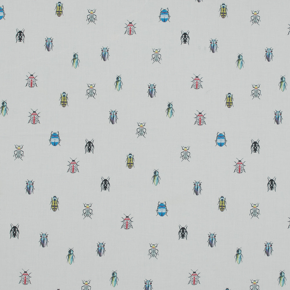 Mood Exclusive The Jitterbugs White Cotton Poplin