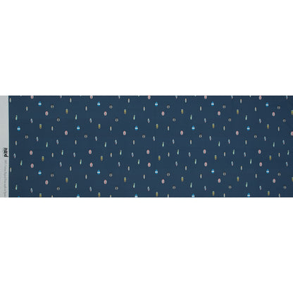 Mood Exclusive The Jitterbugs Blue Cotton Poplin - Folded