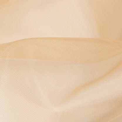 Stiff Polyester Organdy - Doe - Rhiannon Collection Folded