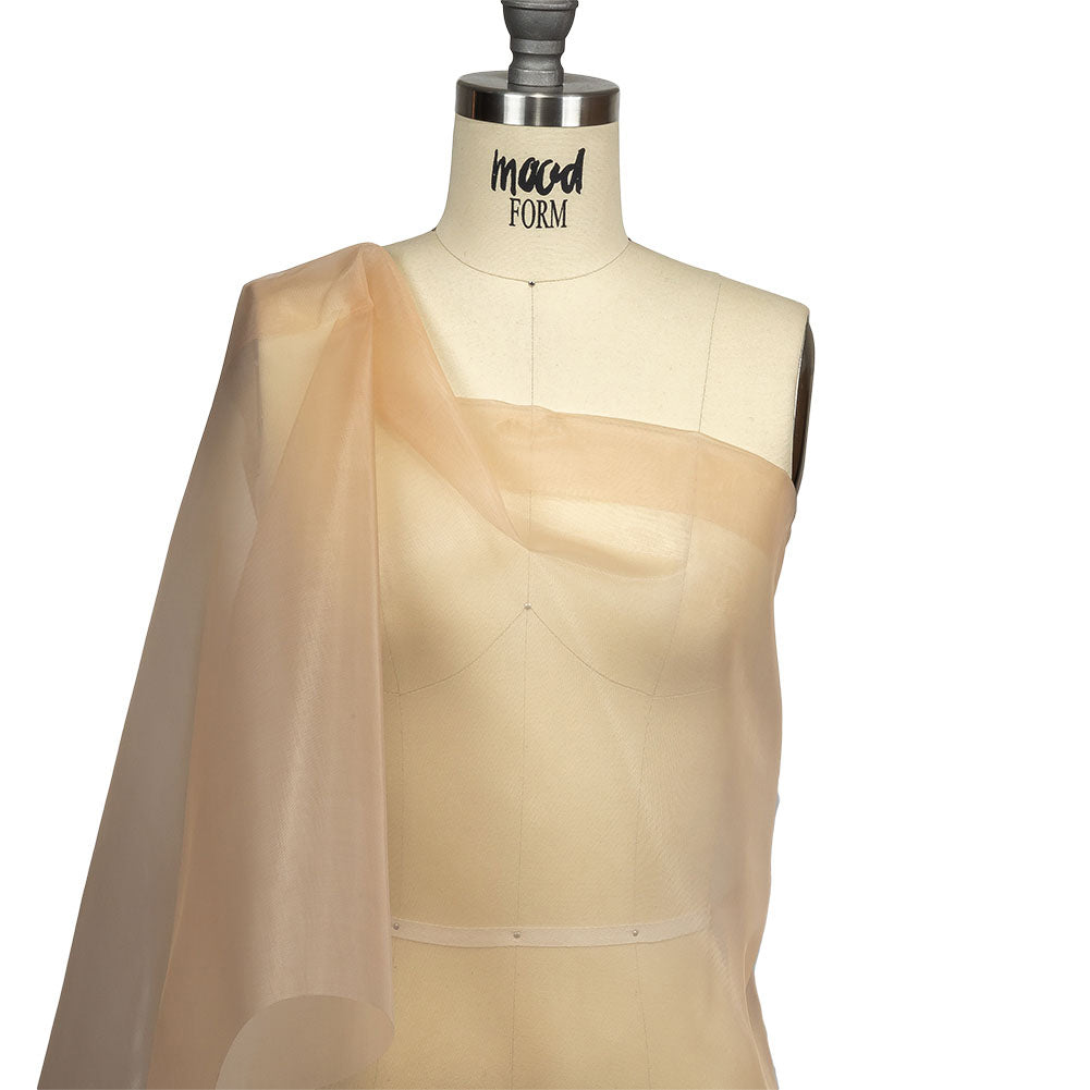 Stiff Polyester Organdy - Doe - Rhiannon Collection Detail