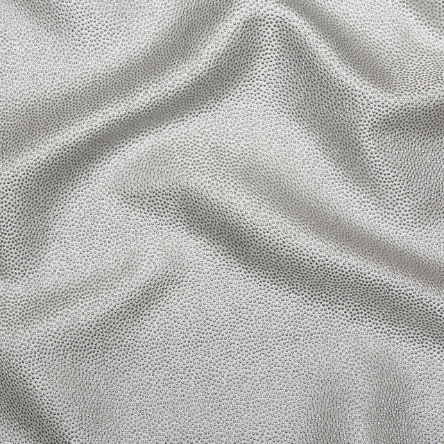 Metallic Silver Cheetah Spotted Luxury Brocade