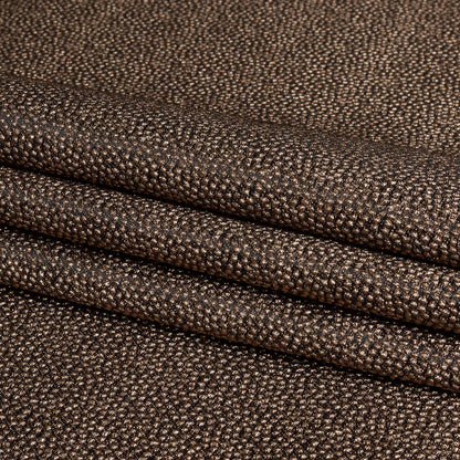 Metallic Bronze Cheetah Spotted Luxury Brocade - Folded