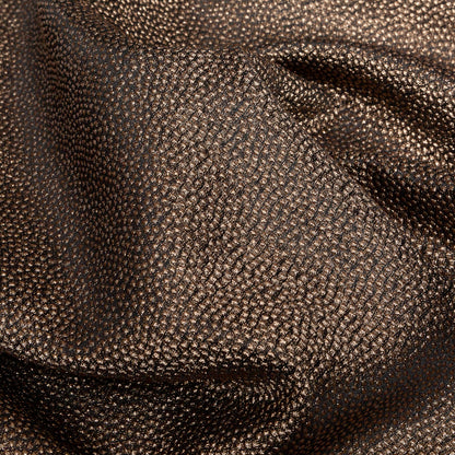 Metallic Bronze Cheetah Spotted Luxury Brocade - Detail