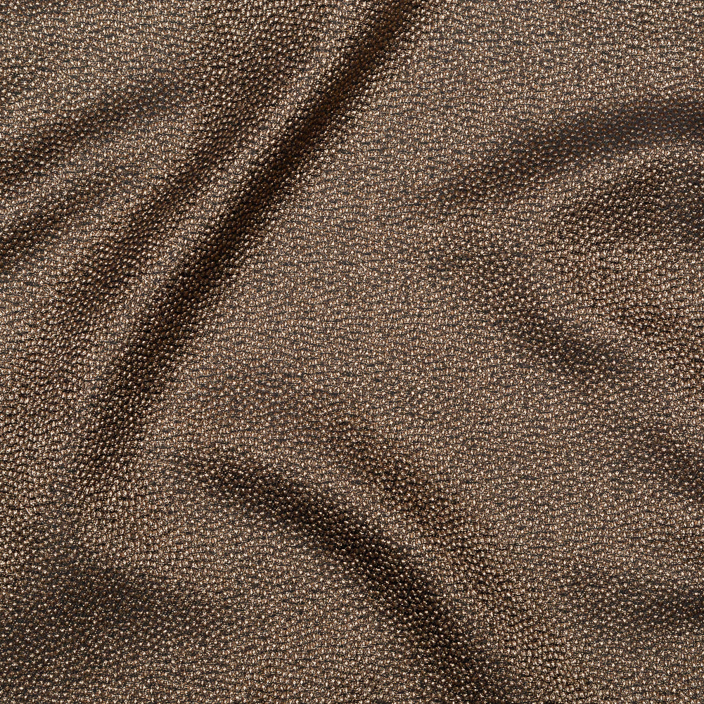 Metallic Bronze Cheetah Spotted Luxury Brocade