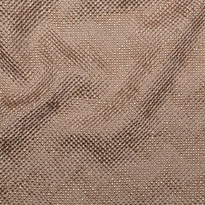 Marylin Metallic Peach Bellini Diamond Quilted Brocade