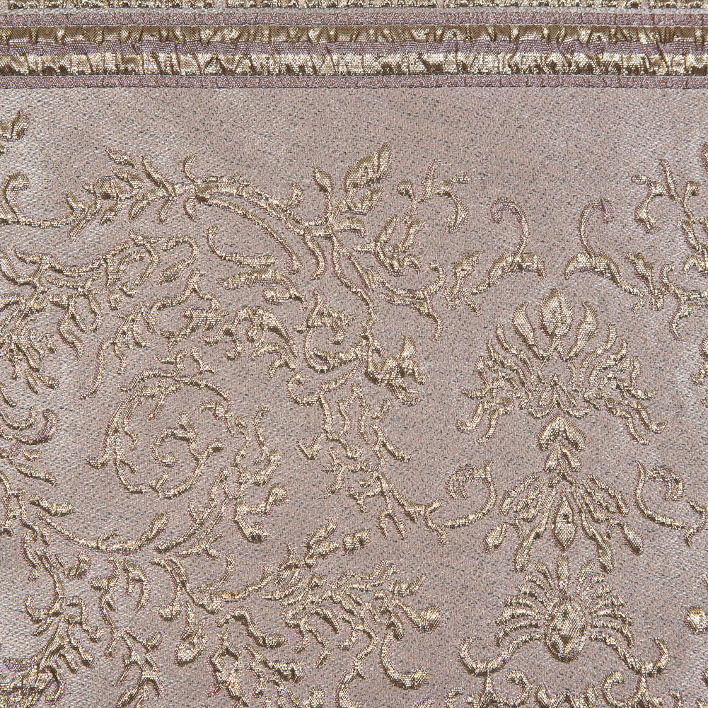 Pink and Gold Luxury Classical Metallic Brocade - Full
