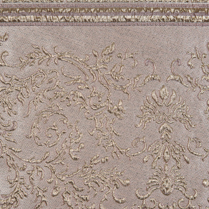 Pink and Gold Luxury Classical Metallic Brocade - Full