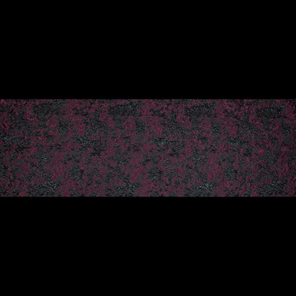 Bordeaux and Forest Luxury Abstract Metallic Brocade Folded