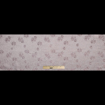 Pink Luxury Floral Metallic Brocade - Folded