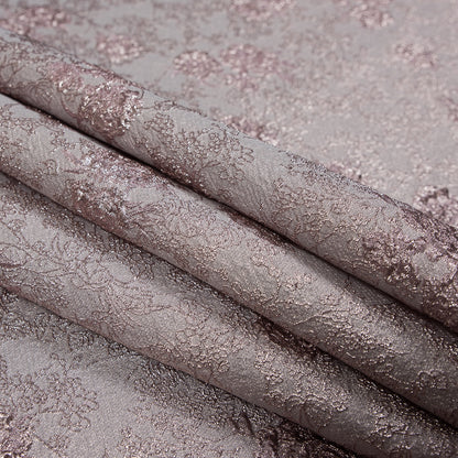 Pink Luxury Floral Metallic Brocade - Detail
