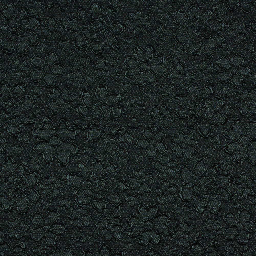 Forest Green Luxury Floral Metallic Brocade