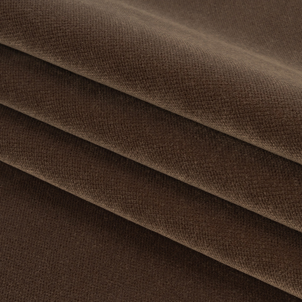 Stone Classic Upholstery Velvet - Folded