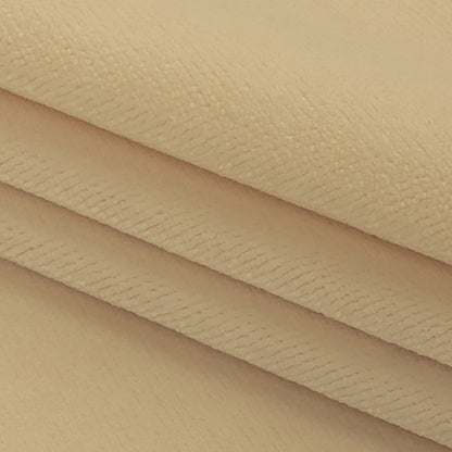 Cream Classic Upholstery Velvet - Folded