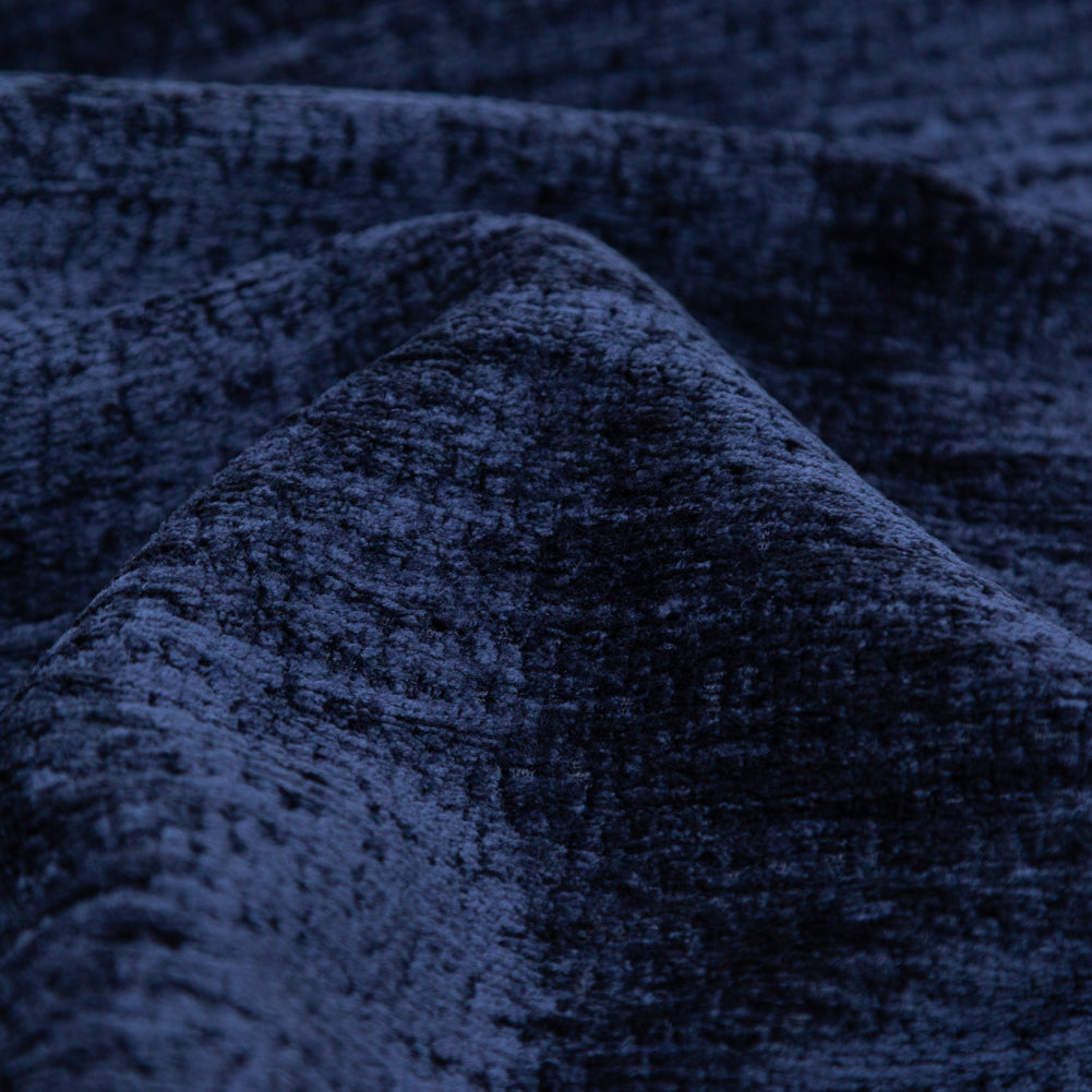 Sapphire Polyester Upholstery Chenille Detail